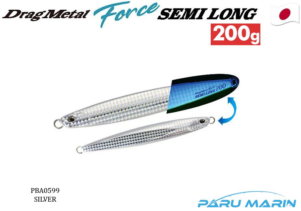 Duo Drag Metal Force Jig Semi Long 200gr. PBA0599 Silver