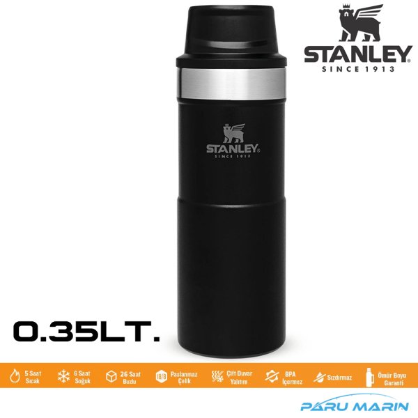 Stanley Klasik Trigger-Action Termos Bardak 0.35LT. SİYAH
