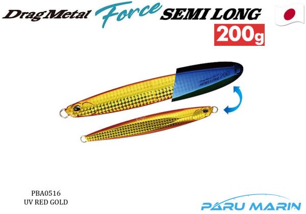 Duo Drag Metal Force Jig Semi Long 200gr. PBA0516 UV RED GOLD