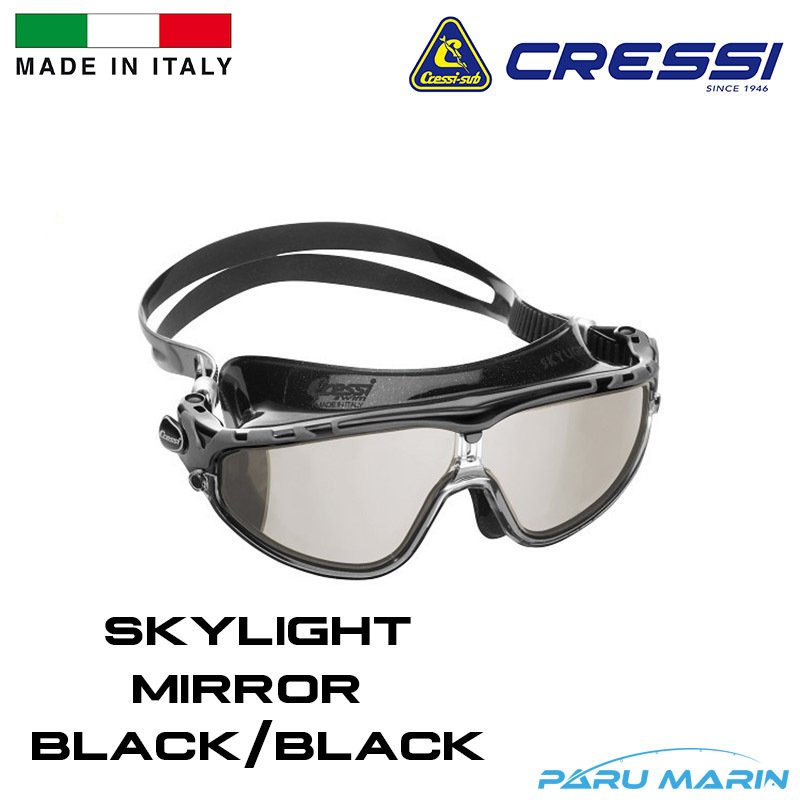 Cressi Skylight Mirror Black / Black Yüzücü Gözlüğü