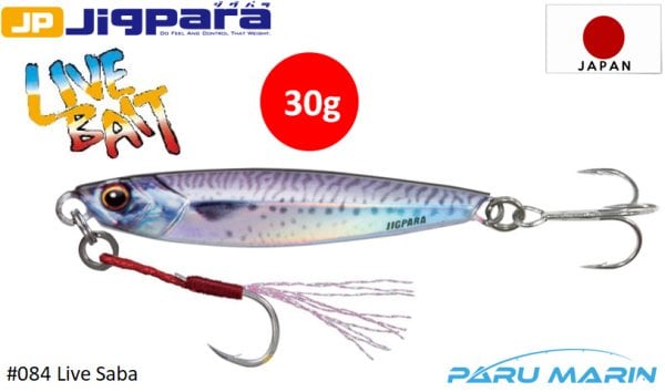 Major Craft Jigpara Short JPS-30gr #84 Live Saba