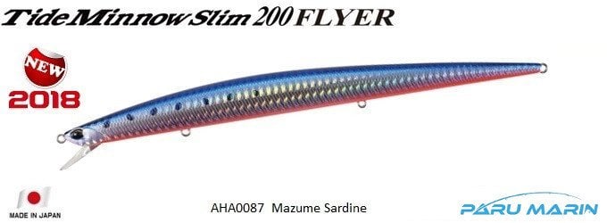 Duo Tide Minnow Slim Flyer 200 AHA0087 / Mazume Sardine