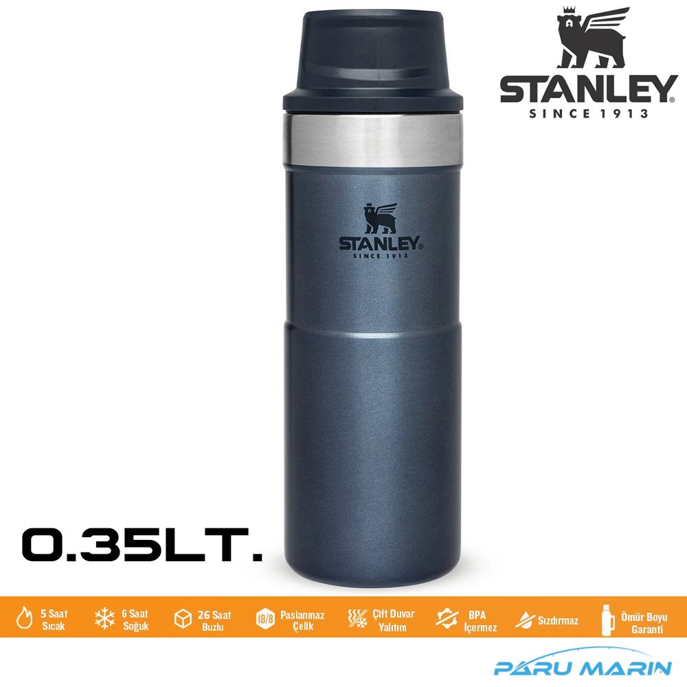 Stanley Klasik Trigger-Action Termos Bardak 0.35LT. LACİVERT