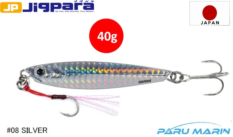 Major Craft Jigpara Short JPS-40gr #08 Silver