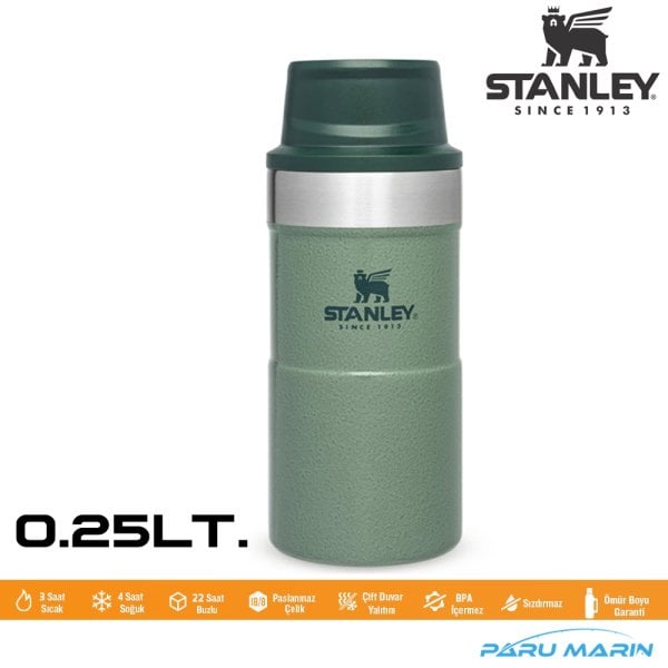 Stanley Klasik Trigger-Action Termos Bardak 0.25LT. YEŞİL