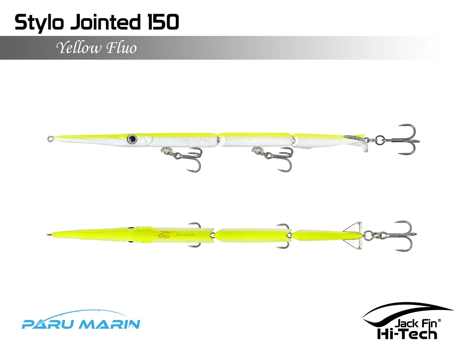 Jack Fin Stylo Jointed 150 Sahte Yem Yellow Fluo