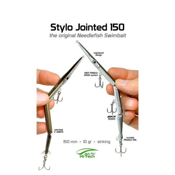 Jack Fin Stylo Jointed 150 Sahte Yem Yellow Fluo