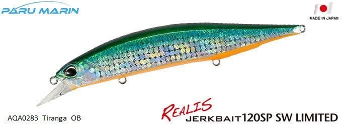 Duo Realis Jerkbait 120SP SW AQA0283 / Tiranga OB
