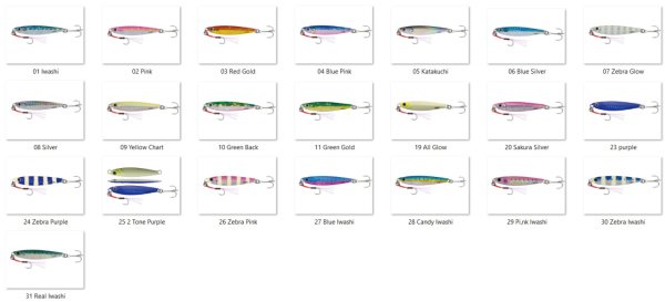 Major Craft Jigpara Short JPS-40gr #07 Zebra Glow