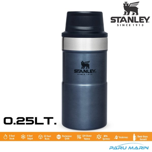 Stanley Klasik Trigger-Action Termos Bardak 0.25LT. LACİVERT