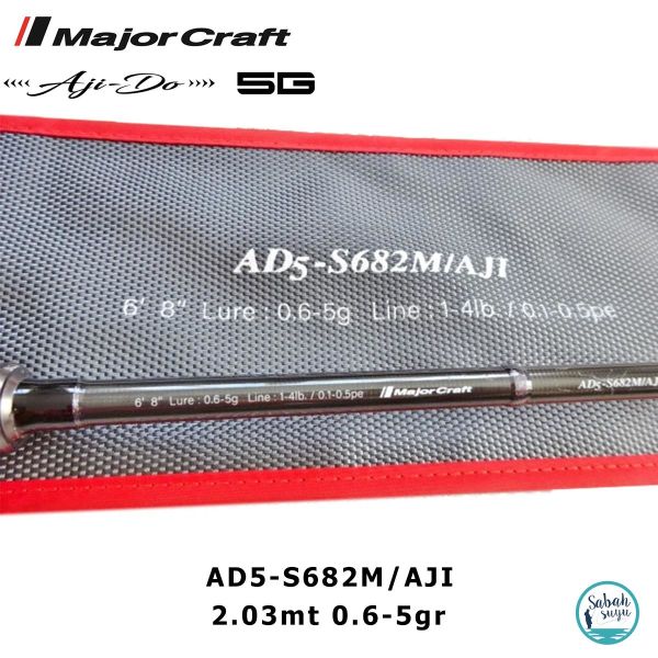 Major Craft Aji - Do AD5-S682M/AJI 203cm 0.6-5gr Lrf Kamış