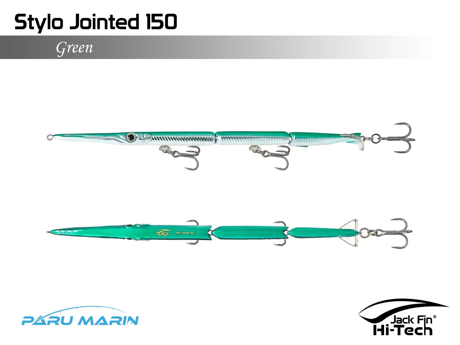Jack Fin Stylo Jointed 150 Sahte Yem Green