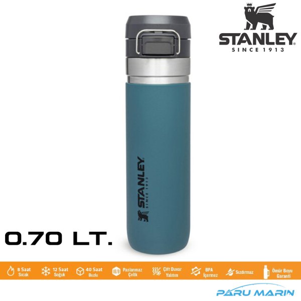 Stanley GO Quick Flip Paslanmaz Çelik Termos 0.70LT. PETROL
