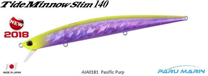 Duo Tide Minnow Slim 140 AJA0181 /  Pasific Purp