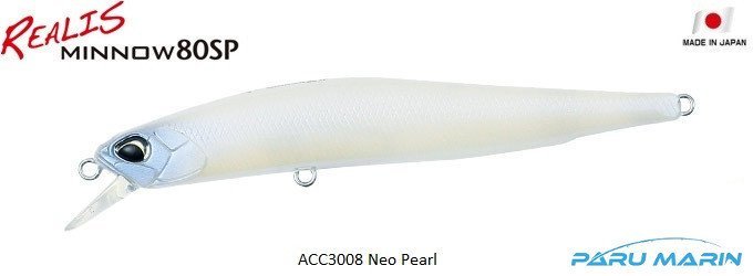 Duo Realis Minnow 80SP ACC3008 / Neo Pearl