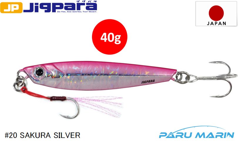 Major Craft Jigpara Short JPS-40gr #20 Sakura Silver
