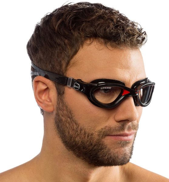 Cressi Flash Dark / Red Yüzücü Gözlüğü