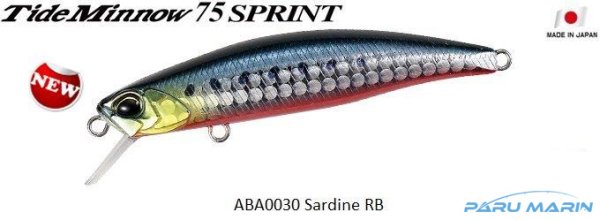 Duo Tide Minnow 75 Sprint ABA0030 / Sardine RB
