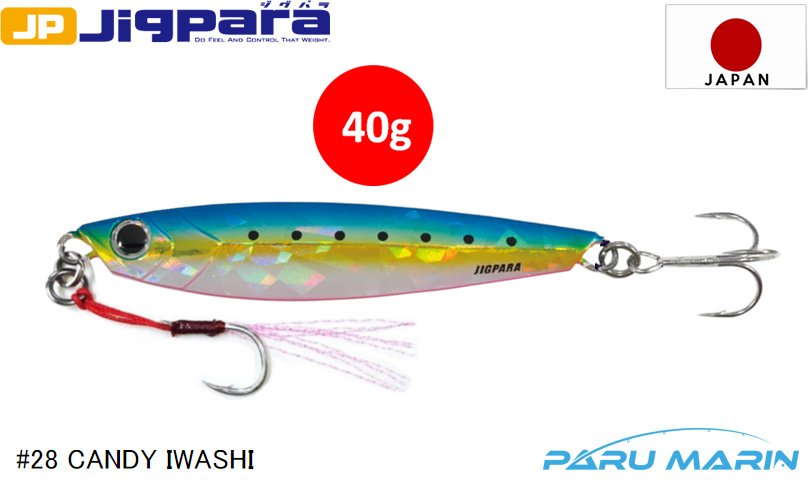 Major Craft Jigpara Short JPS-40gr #28 Candy Iwashi