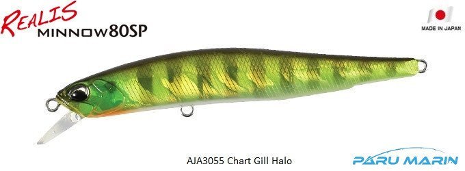 Duo Realis Minnow 80SP AJA3055 / Chart Gill Halo