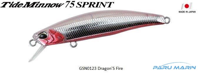 Duo Tide Minnow 75 Sprint GSN0123 / Dragon's Fire