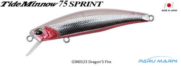 Duo Tide Minnow 75 Sprint GSN0123 / Dragon's Fire