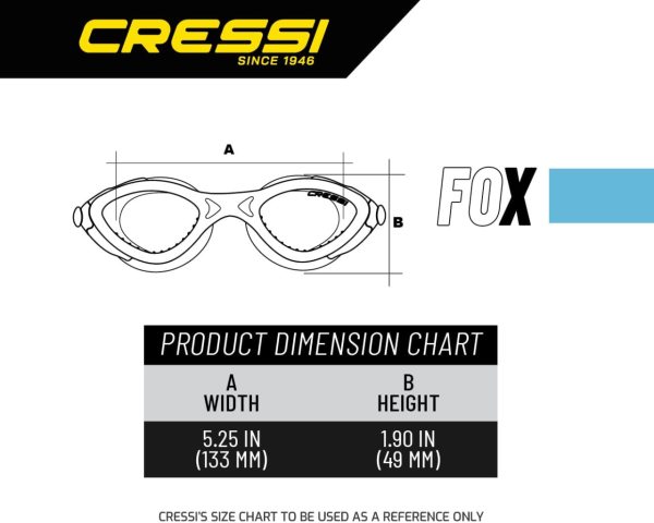 Cressi Fox Clear / A. Marine Yüzücü Gözlüğü