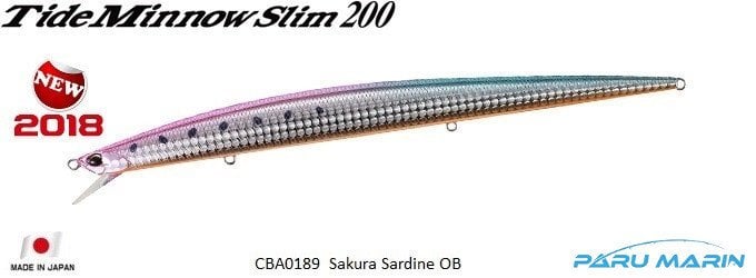 Duo Tide Minnow Slim 200 DBA0189 / Sakura Sardine OB