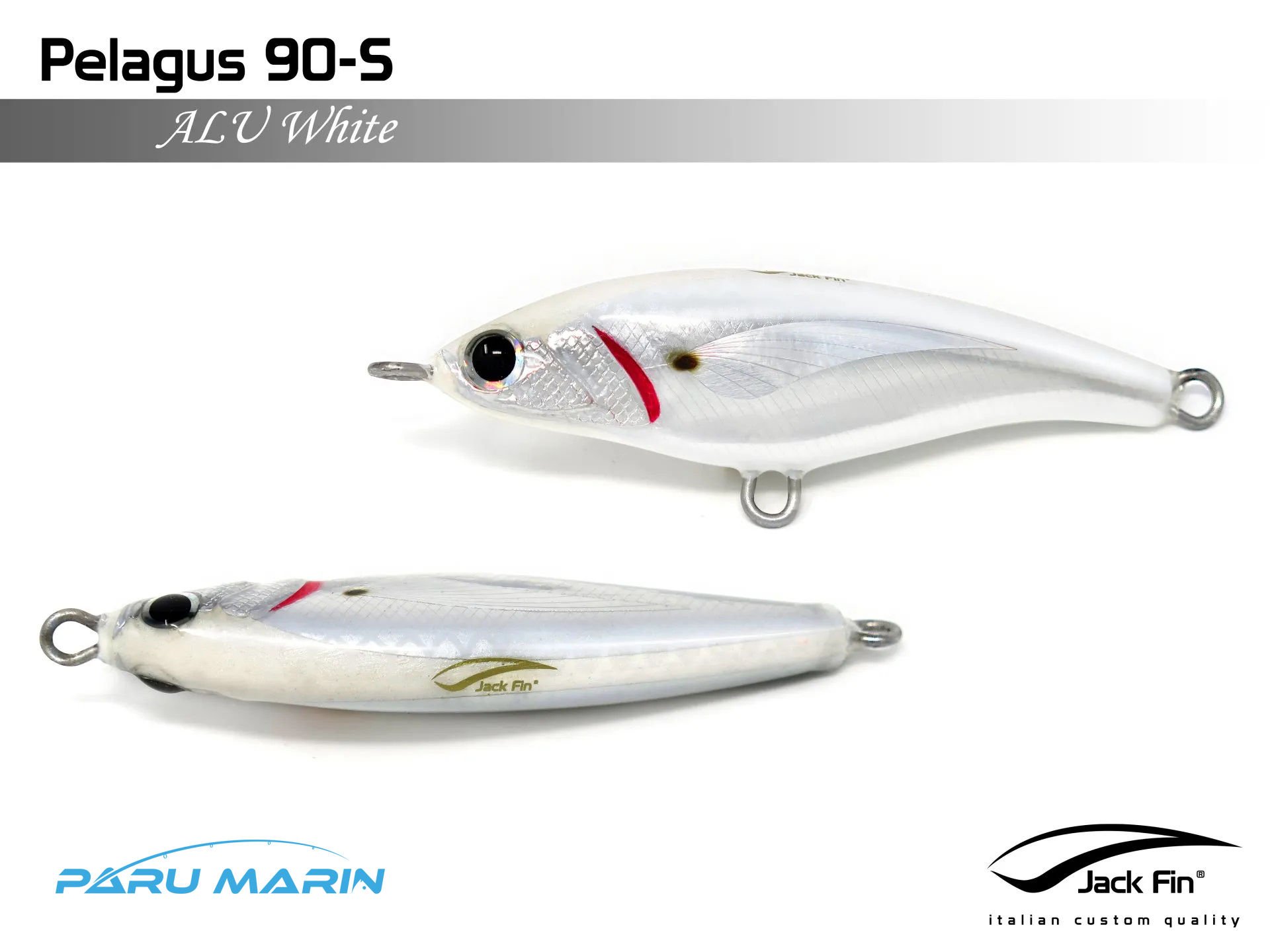 Jack Fin Pelagus 90-S Sahte Yem Alu White