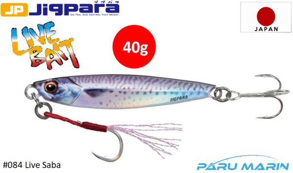 Major Craft Jigpara Short JPS-40gr #84 Live Saba