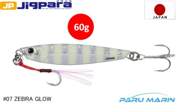 Major Craft Jigpara Short JPS-60gr #07 Zebra Glow