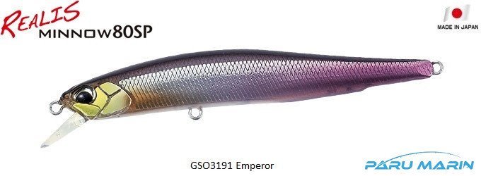 Duo Realis Minnow 80SP GSO3191 / Emperor