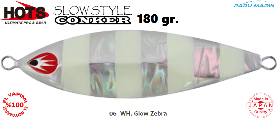 Hots Slow Style Conker 180gr. 	06  WH. Glow Zebra