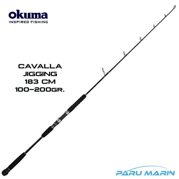 Okuma Cavalla 183cm 100-200 gr. Tetiksiz Jigging Kamış
