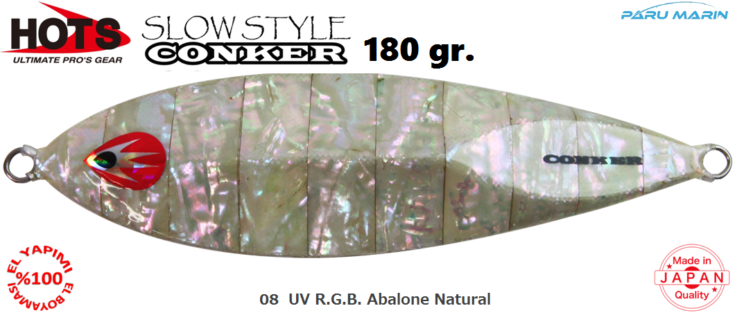Hots Slow Style Conker 180gr. 	08  UV R.G.B. Abalone Natural