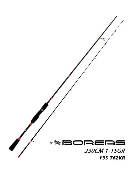 FUJIN Boreas FBS-762KR 230cm 1-15gr Orange LRF Kamışı