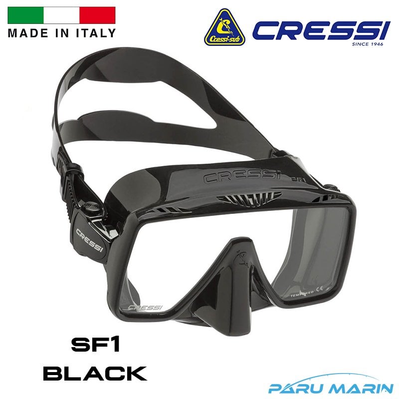 Cressi SF 1 Black Dalış Maskesi