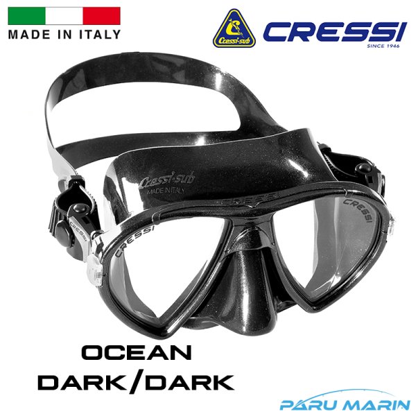 Cressi Ocean Dark/Dark Dalış ve Yüzme Maskesi
