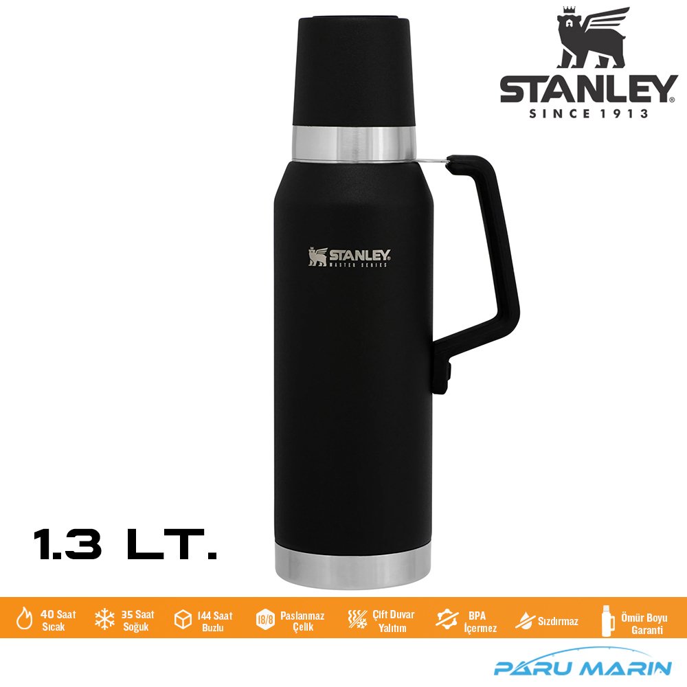 Stanley Master Vakumlu Termos 1.3 Lt. SİYAH