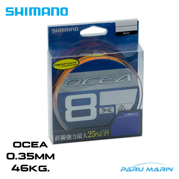 Shimano Ocea Braid 8X İp Misina PE 6.0 0.35mm 46kg. 400mt. Multi