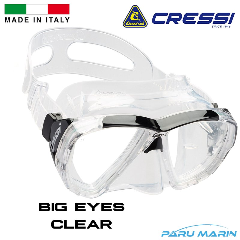 Cressi Big Eyes Clear Dalış ve Yüzme Maskesi