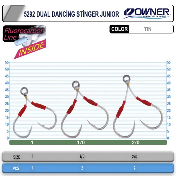 Owner 5292 Dual Dancing Stinger Asist İğne No:1