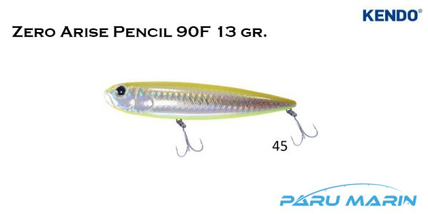 Kendo Zero Arise Pencil 90F 13 gr Suni Yem No 45