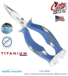 Cuda 18838 7'' Titatnium Nitride Bonded Bring Splitter