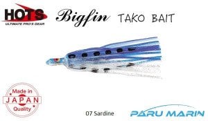 Hots Bigfin Taco Bait Silikon Ahtapot 115mm  07 Sardine