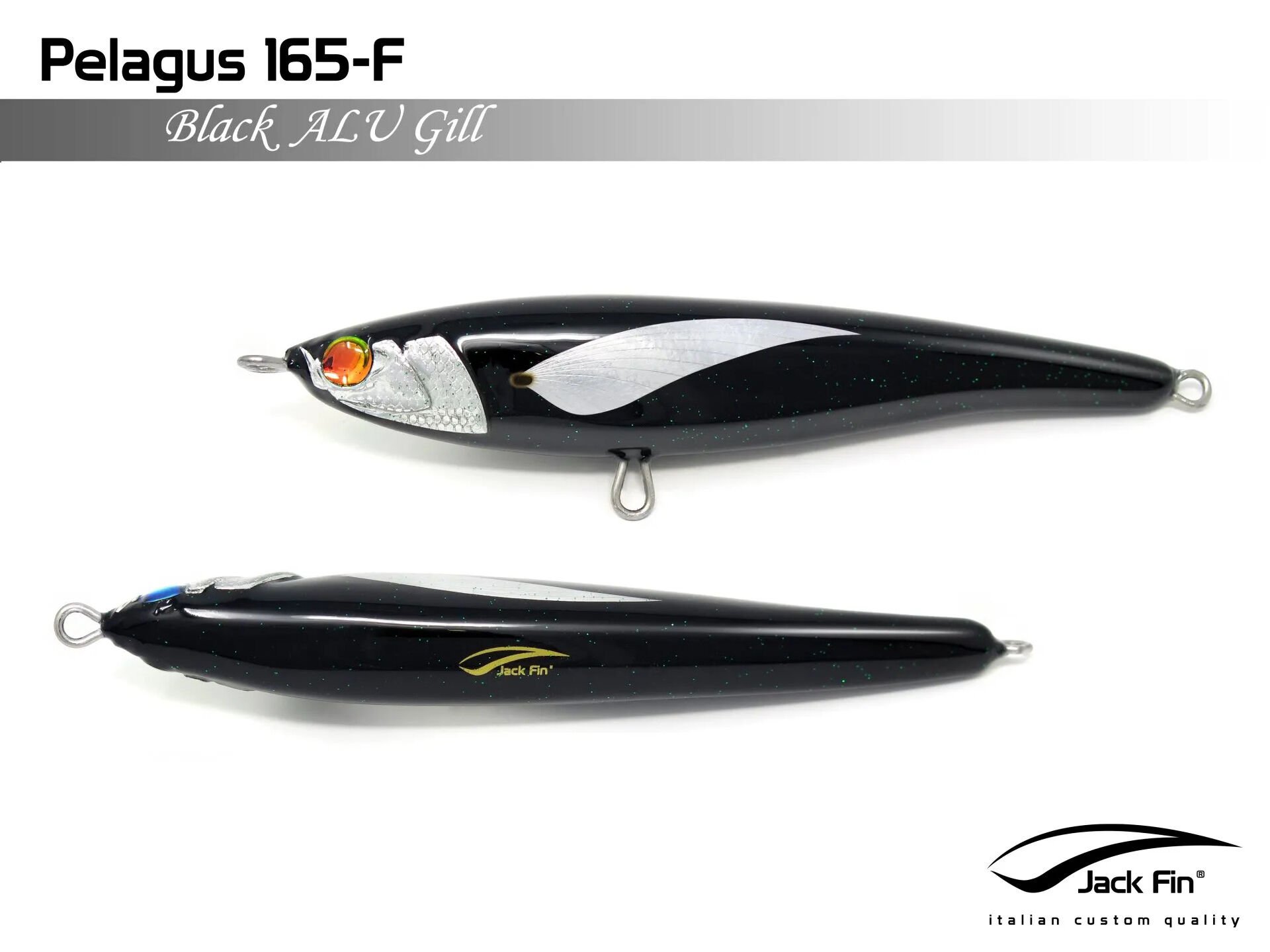 Jack Fin Pelagus 165-F Sahte Yem Black Alu Gill