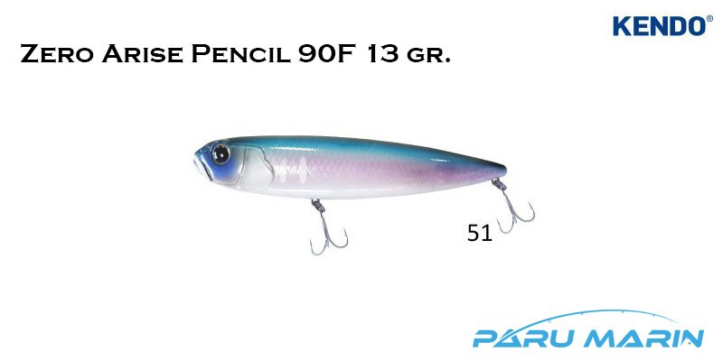 Kendo Zero Arise Pencil 90F 13 gr Suni Yem No 51
