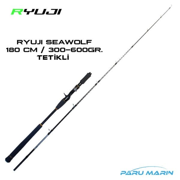 Ryuji Seawolf 1.80m 300-600gr. Tetikli Jig Olta Kamışı (RYJSW180CA6-8)