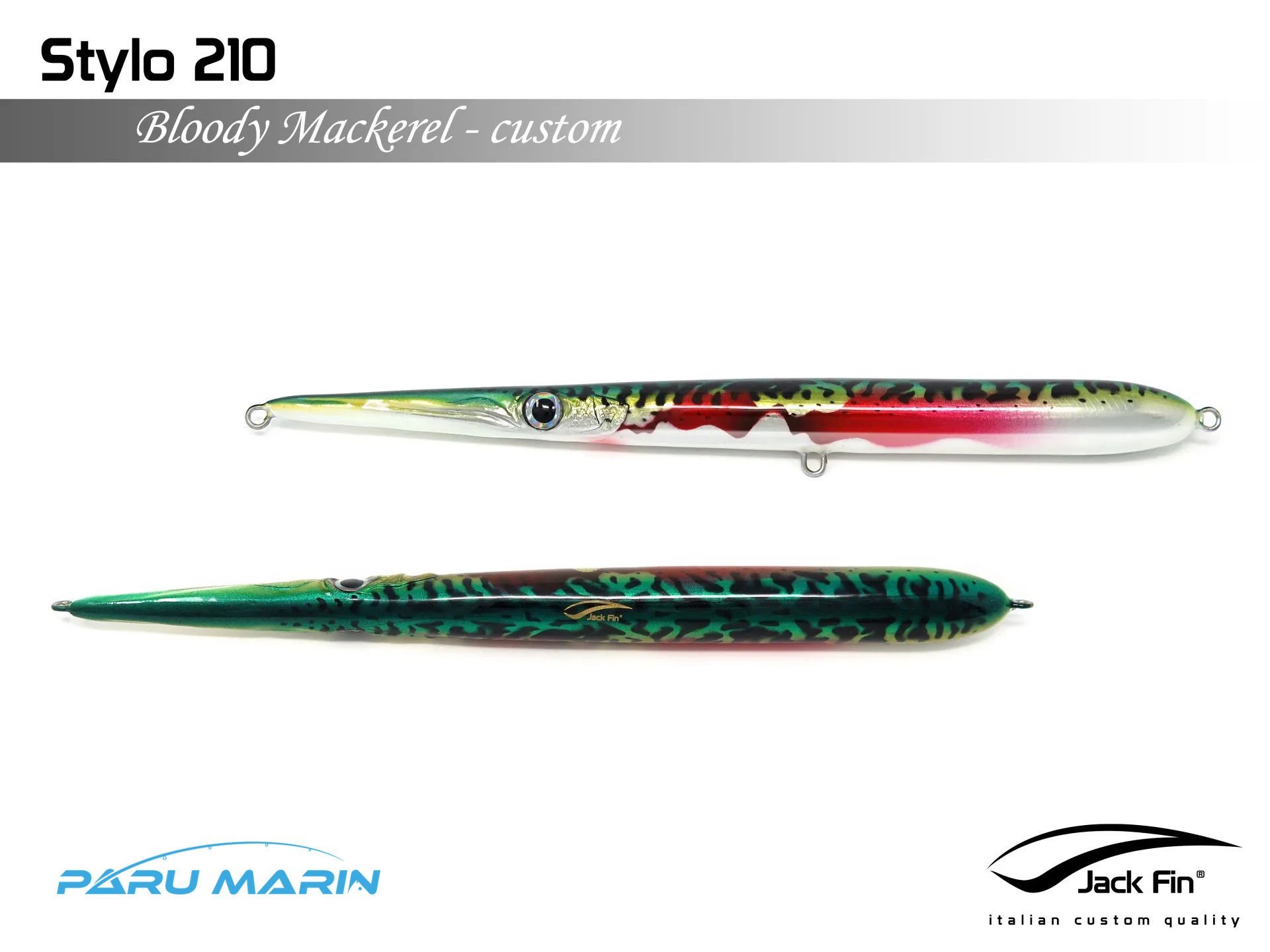 Jack Fin Stylo 210 Sahte Yem Bloody Mackerel \'\'Özel Renk\'\'