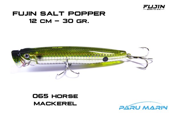 Fujin Salt Popper SP120SW Sahte Balık, 065 Horse Mackerel